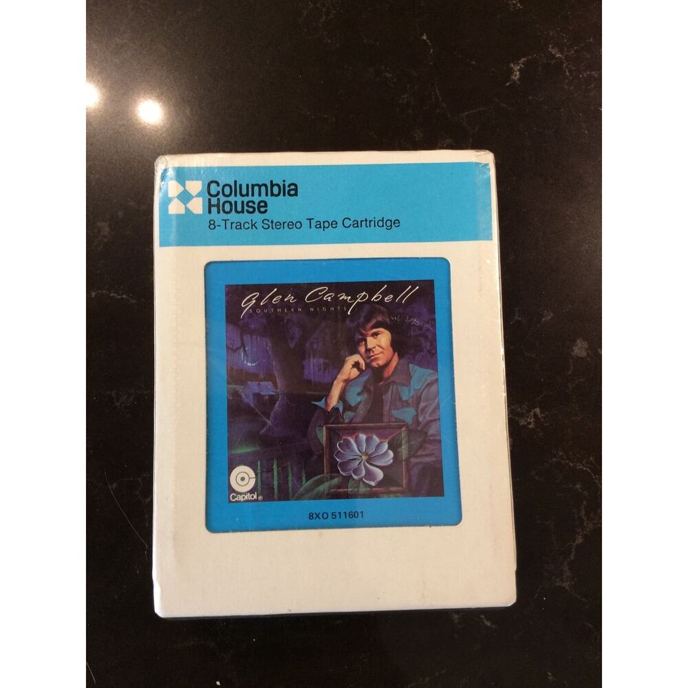 New Sealed GLEN CAMPBELL 8 TRACK TAPE Southern Nights Vintage Columbia Records‎